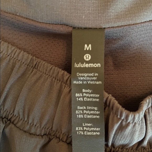 Lululemon Surge 6” Lined Gray Reflective Shorts - Picture 8 of 11